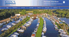 Desktop Screenshot of coxsboatyard.co.uk